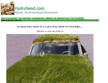 Tablet Screenshot of hydroseed.com